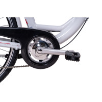 28 Zoll E-Bike City Damen CHRISSON E-LADY mit 7 Gang Shimano Nexus Ananda Motor weiss