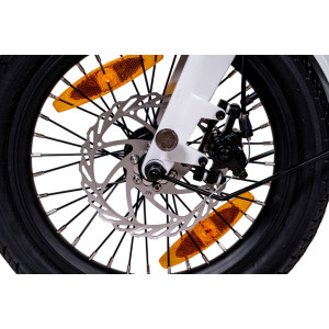 16 Zoll E-Bike Klapprad CHRISSON ERTOS16 2.0 mit 7 Gang Shimano Tourney wei&szlig;