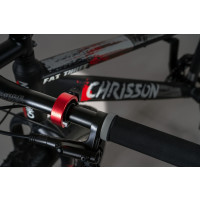 Chrisson "Futuro" Fahrrad-Klingel der Zukunft - klein | schmal | leicht | Mehrfachaufhängung
