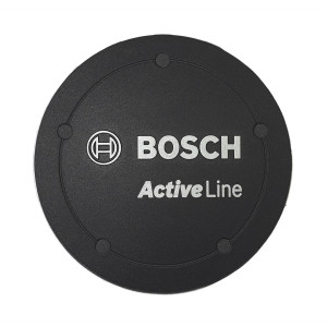 E-Bike Elektrofahrrad Bosch Logo Deckel Active Line, Schwarz