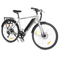 28 Zoll E-Bike eTrekking Bike CHRISSON eSARGOS Gent mit 9G SHIMANO 14Ah Samsung light grau matt