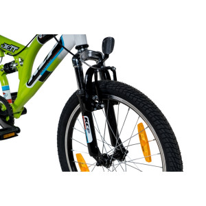 20 Zoll Mountainbike Kinderrad KCP JETT FSF 6G SHIMANO weiss gr&uuml;n