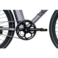 28 Zoll E-Bike City CHRISSON eOCTANT mit Kettenantrieb grau matt
